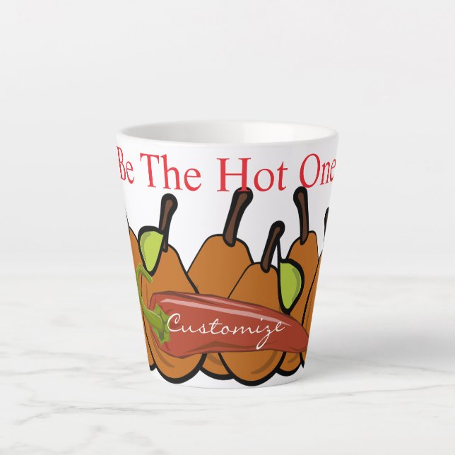 Caneca De Café Latte Peras e tendinho quente Thunder_Cove (Frente)
