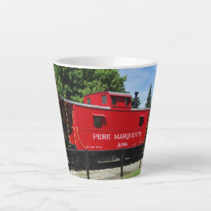Caneca De Café Latte Pere Marquette Caboose lata