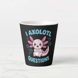 Caneca De Café Latte Perguntas do Axolote