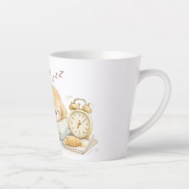 Caneca De Café Latte perro durmiendo