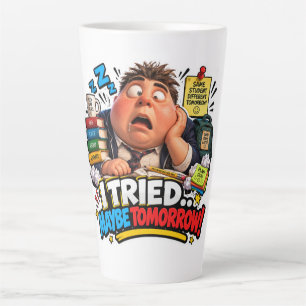 Caneca De Café Latte Personagens Engraçados Balão de Volta às Aulas