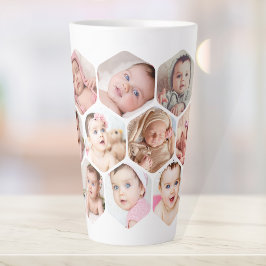 Caneca De Café Latte Personalizadas Fotos de Bebê para Crianças de Hone