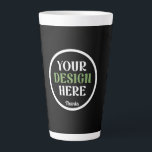 Caneca De Café Latte personalizado, exclusivo, elegante e minimalista<br><div class="desc">Esta design é acessível a todos. Sinta-se livre para personalizar o logotipo,  as imagens,  o texto e as cores de acordo com suas preferências. Muito obrigado.</div>