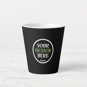 Caneca De Café Latte personalizado, exclusivo, elegante e minimalista