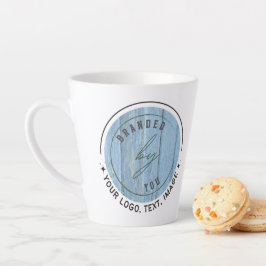 Caneca De Café Latte Personalizar imagem e fundo | Pequena