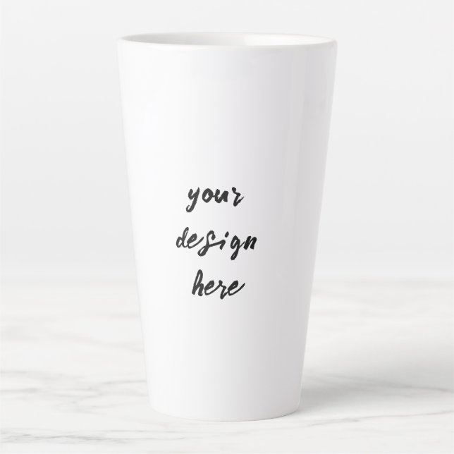 Caneca De Café Latte Personalizar ou personalizar (Frente)
