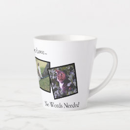Caneca De Café Latte Personalized Pet Photo Latte Mug