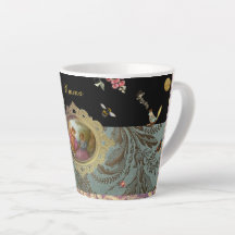 Personalized Rococo Latte Mug
