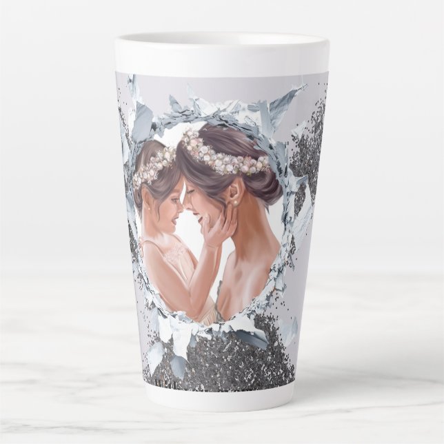 CANECA DE CAFÉ LATTE PERSONILIZE TEXT AND PICTURE  (Frente)