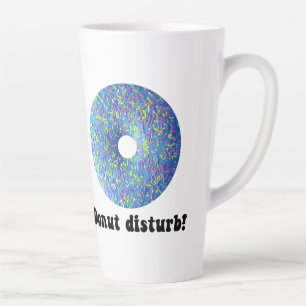 Caneca De Café Latte Perturbação da rosquinha