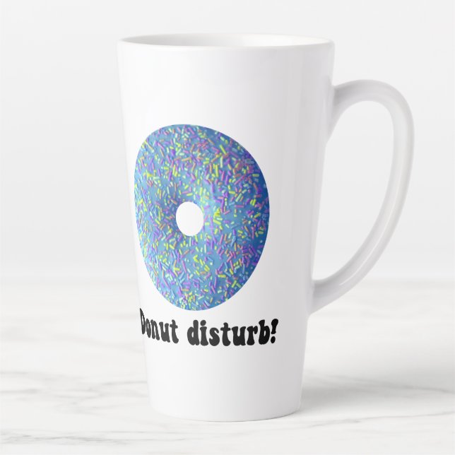 Caneca De Café Latte Perturbação da rosquinha (Direita)