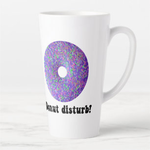 Caneca De Café Latte Perturbação da rosquinha