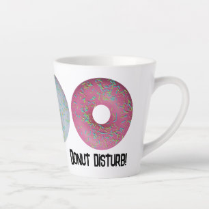 Caneca De Café Latte Perturbação da rosquinha!
