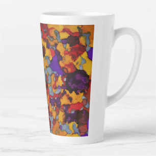 Caneca De Café Latte Pesadelo de Confetes