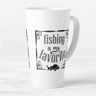 Caneca De Café Latte Pesca é minha citação favorita