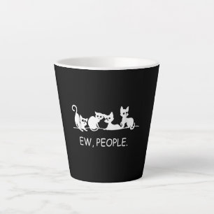 Caneca De Café Latte Pessoas Dizendo Gato Engraçado Presente do pr