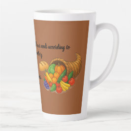 Caneca De Café Latte Philippians 4:19