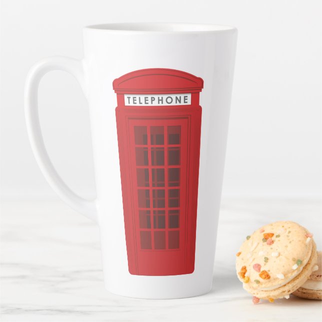 Caneca De Café Latte Phone Box (In Situ)