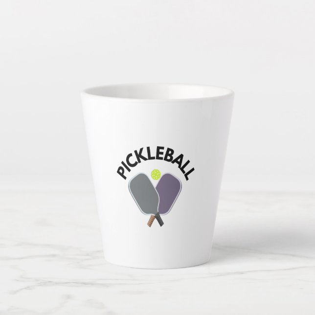 Caneca De Café Latte Pickleball (Frente)