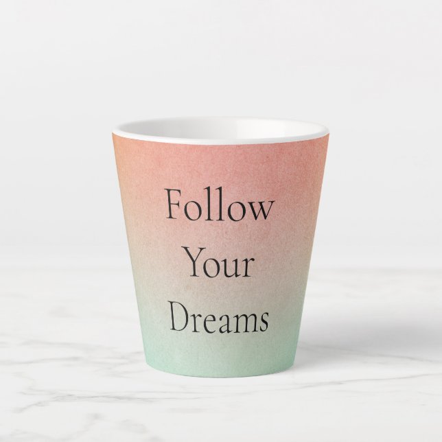 Caneca De Café Latte Pinça Laranja (Frente)