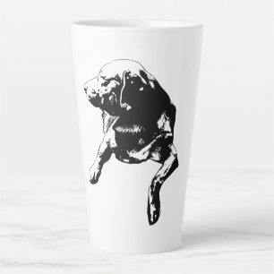 Caneca De Café Latte Pine-Lane Bem-Vindo, Head-Turn Lab