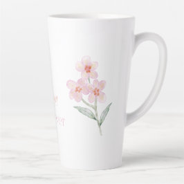 Caneca De Café Latte Pink Best mom ever - Latte mug, Mother’s Day Gift