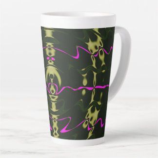 Caneca De Café Latte Pink Lights Canvas