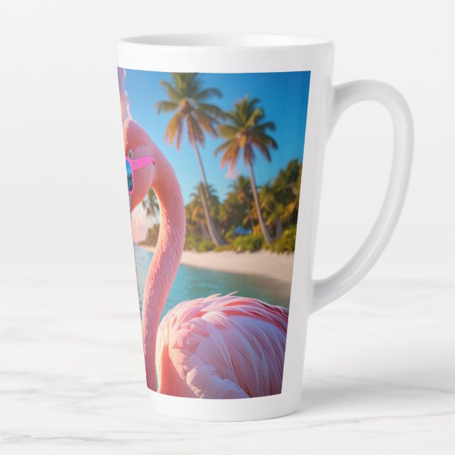 Caneca De Café Latte PINK THINKER - Flamingo PINK (Direita)