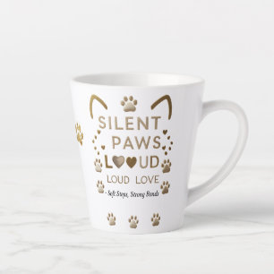Caneca De Café Latte Pinturas Silenciosas, Amor Louco - Lata Elegante D