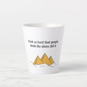 Caneca De Café Latte Pirâmides da esfinge do Egito Antigo Khufu Faraó