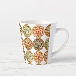 Caneca De Café Latte Pizza deleta Latte Mug