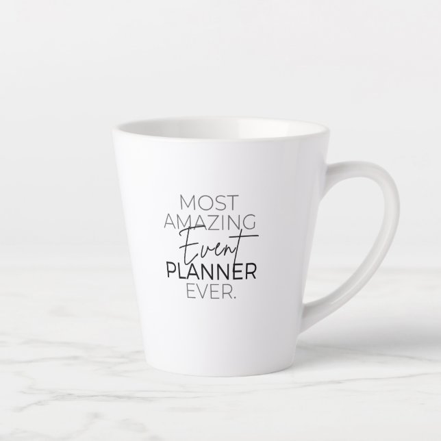 Caneca De Café Latte Planejador de Eventos (Direita)