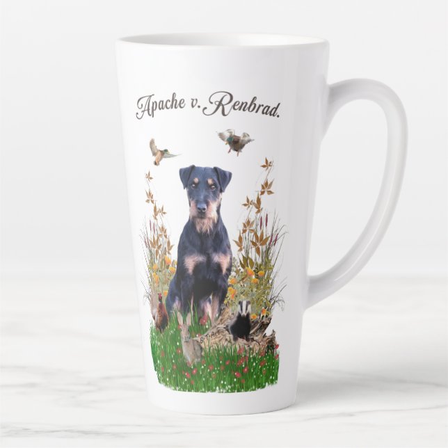 Caneca De Café Latte Planner Café Mug (Direita)