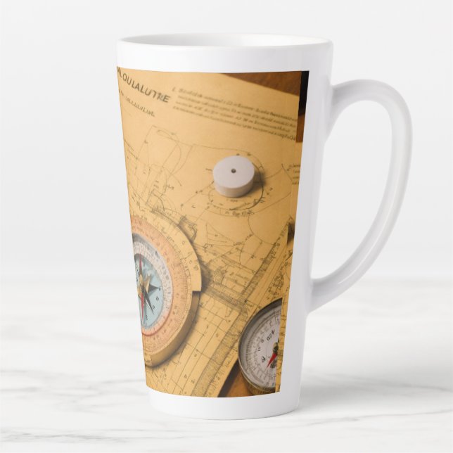Caneca De Café Latte Plano de construção (Direita)