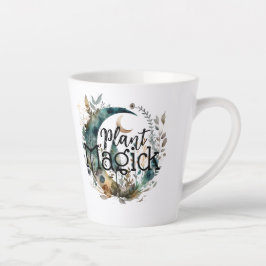 Caneca De Café Latte Plant Magick