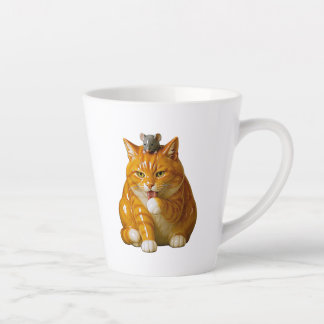 Caneca De Café Latte Playful Ginger