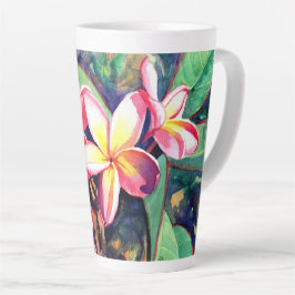 Caneca De Café Latte Plumeria Doce