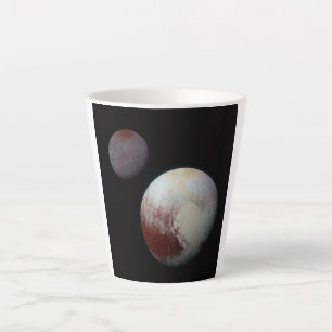 Caneca De Café Latte Plutão & Charon 9th ou Dwarf Planet Solar System