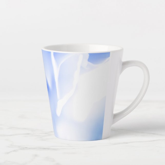 Caneca De Café Latte Pó Impressão Floral Latte (Direita)