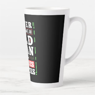 Caneca De Café Latte Poder De Investidor De Um Velho Que Comercializa A