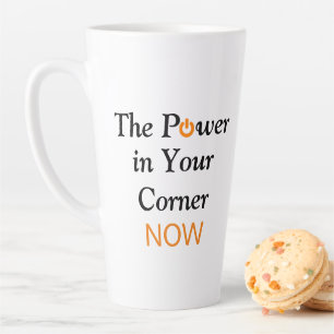 Caneca De Café Latte poderosa citação de motivação empresarial para alc