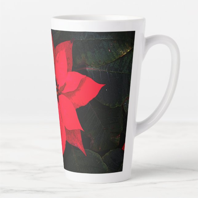 Caneca De Café Latte Poinsettia 6078 (Direita)