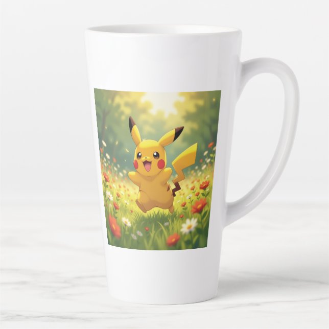 Caneca De Café Latte Pokémon und seine Treue Freunde (Direita)