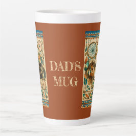 Caneca De Café Latte Pôneis Apanhadores de Sonhos