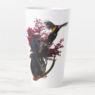 Caneca De Café Latte Ponteiro alemão Wirehaired