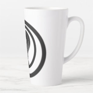 Caneca De Café Latte Ponto de interrogação simples