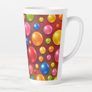 Caneca De Café Latte pontos bolados da gália 