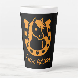 Caneca De Café Latte Pony Club Rider