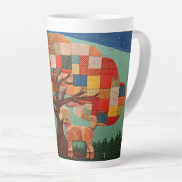 Caneca De Café Latte Poodle Incluso