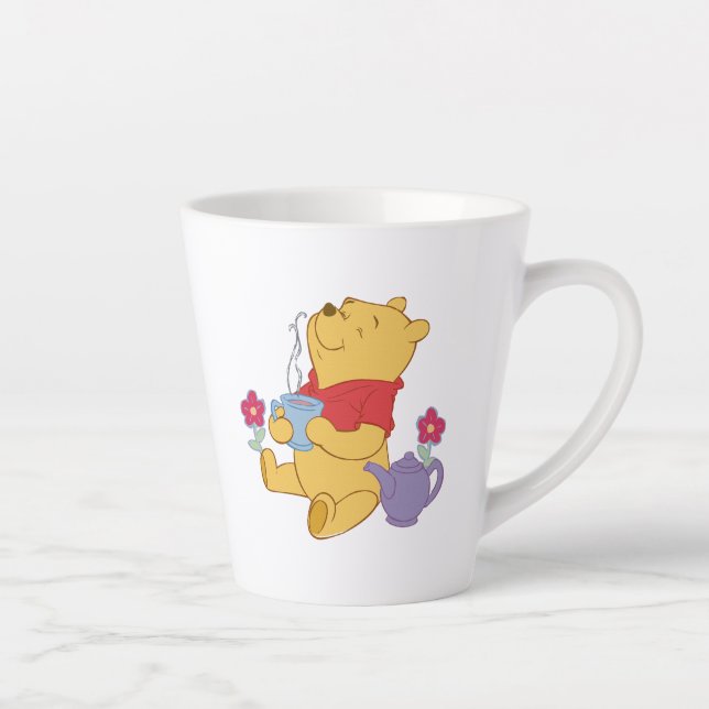 Caneca De Café Latte Pooh (Direita)